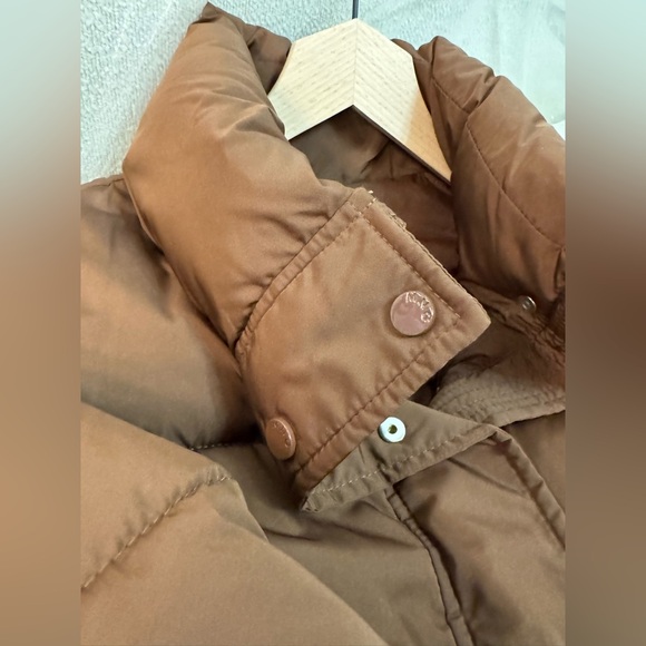 Mango Adjustable padded anorak. Puffer Jacket Brown - Picture 10 of 12